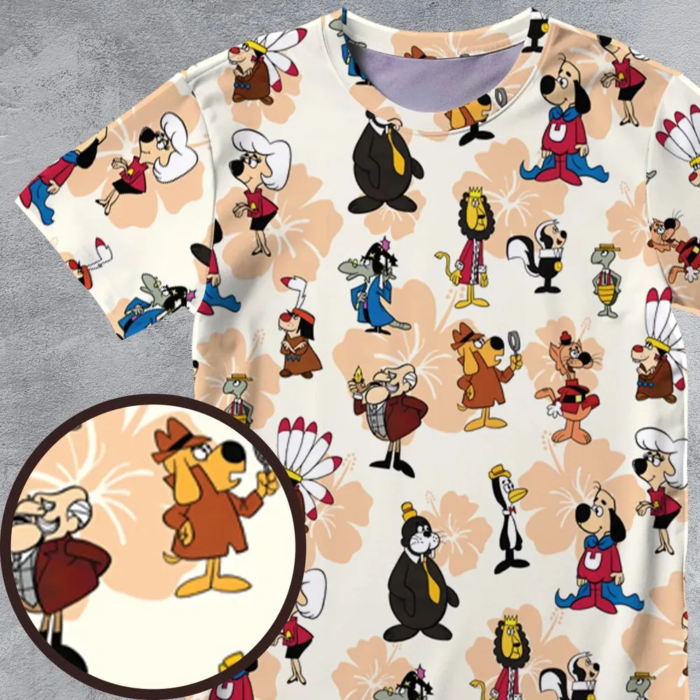 Nostalgia Underdog Characters All-Over Print Unisex T-Shirt - 4