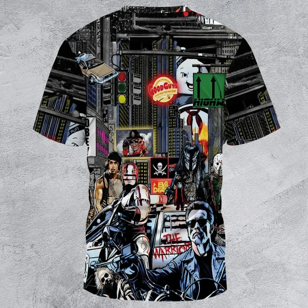 The 80s Iconic All-Over Print Unisex T-Shirt - 3
