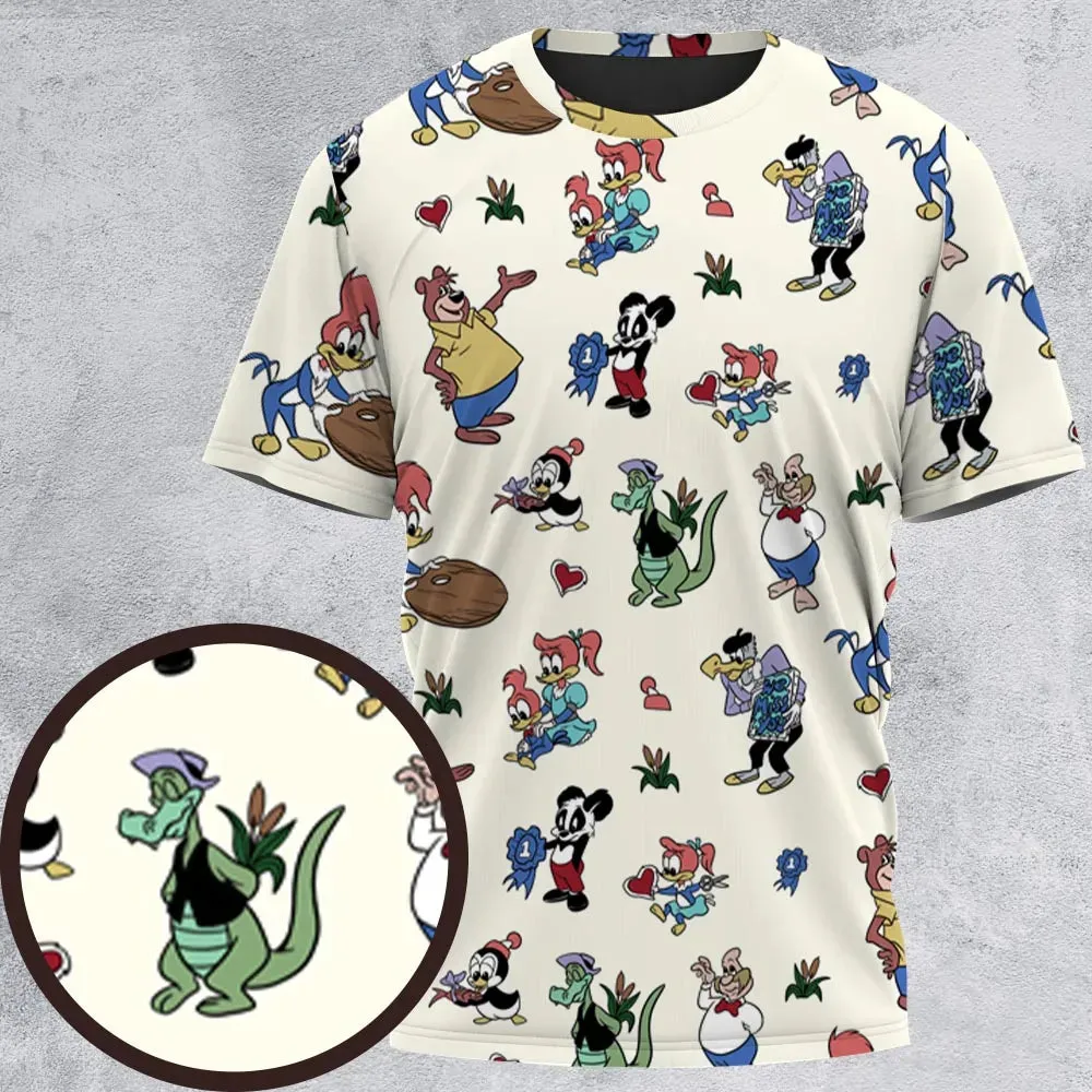 Woody Woodpecker Walter Lantz All-Over Print Unisex T-Shirt - 2