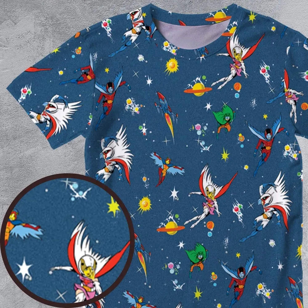 Battle of the Planets All-Over Print Unisex T-Shirt - 4