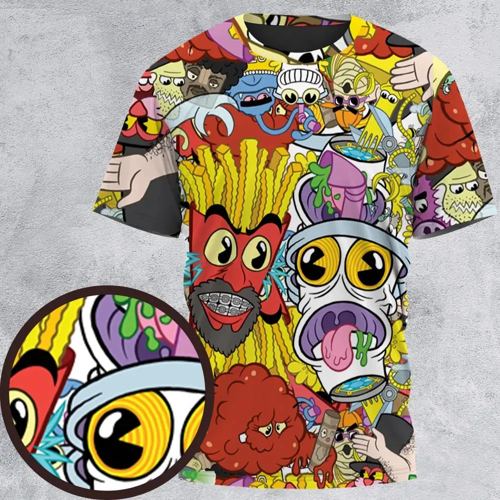 Pure Chaos Aqua Teen Hunger Force All-Over Print Unisex T-Shirt - 2