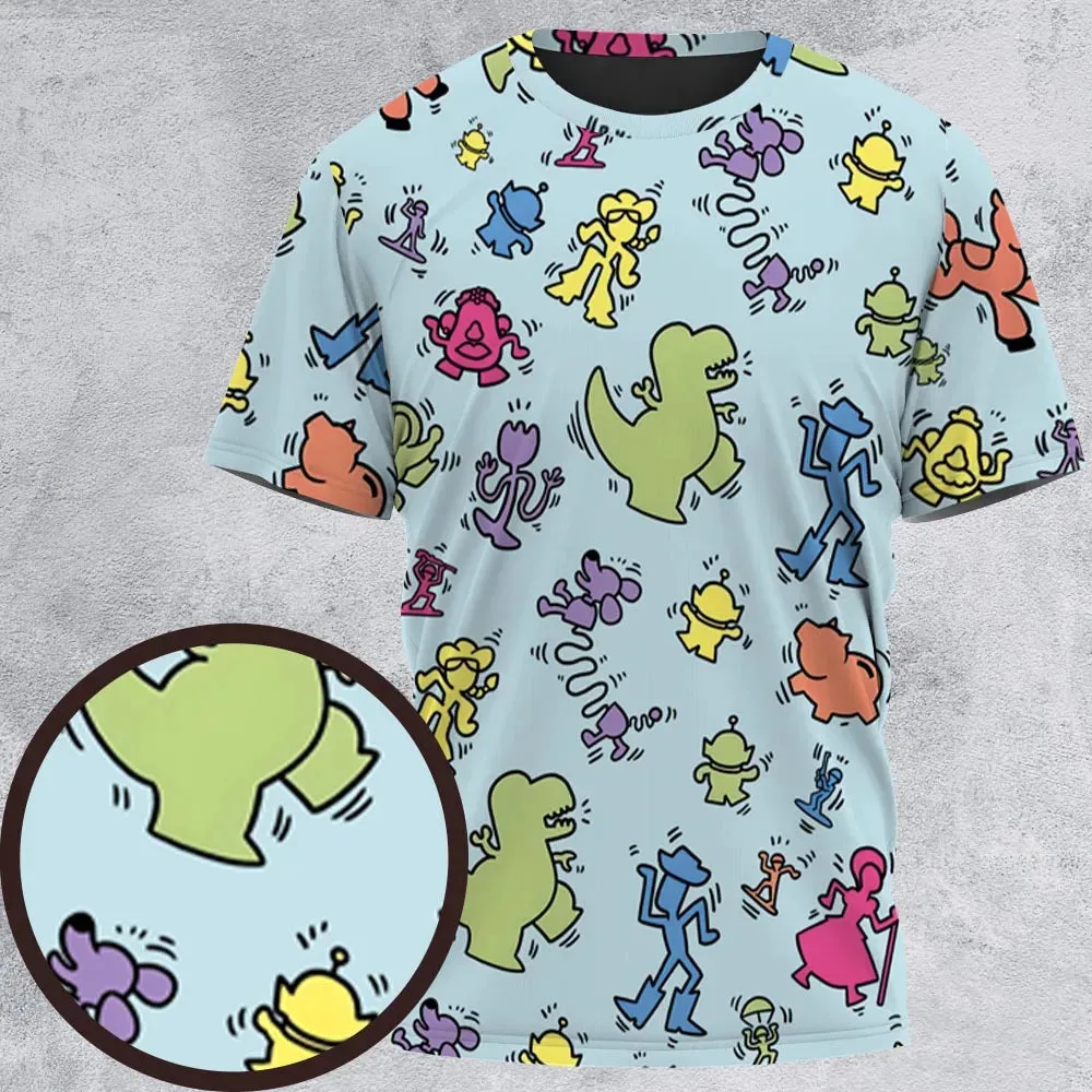 Toy Art Toy Story All-Over Print Unisex T-Shirt - 2