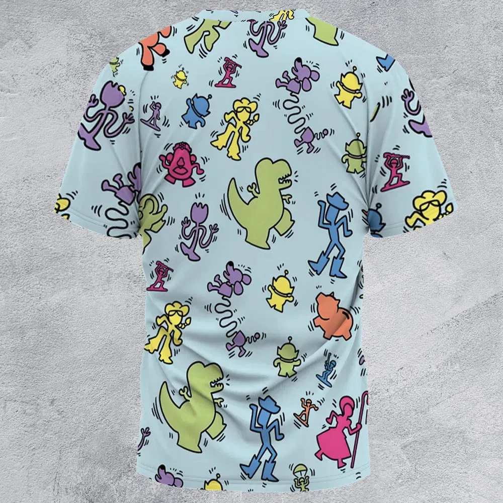 Toy Art Toy Story All-Over Print Unisex T-Shirt - 3