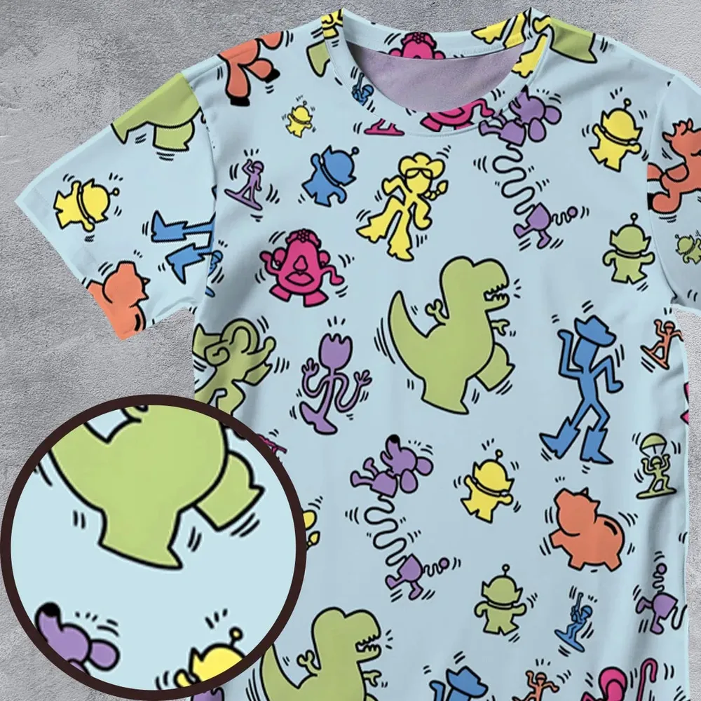 Toy Art Toy Story All-Over Print Unisex T-Shirt - 4