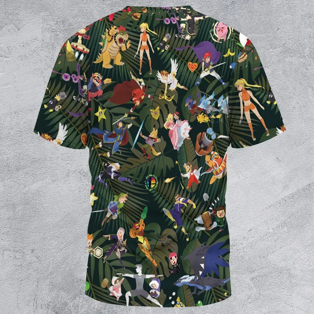 Super Chaos Smash Bros All-Over Print Unisex T-Shirt - 2