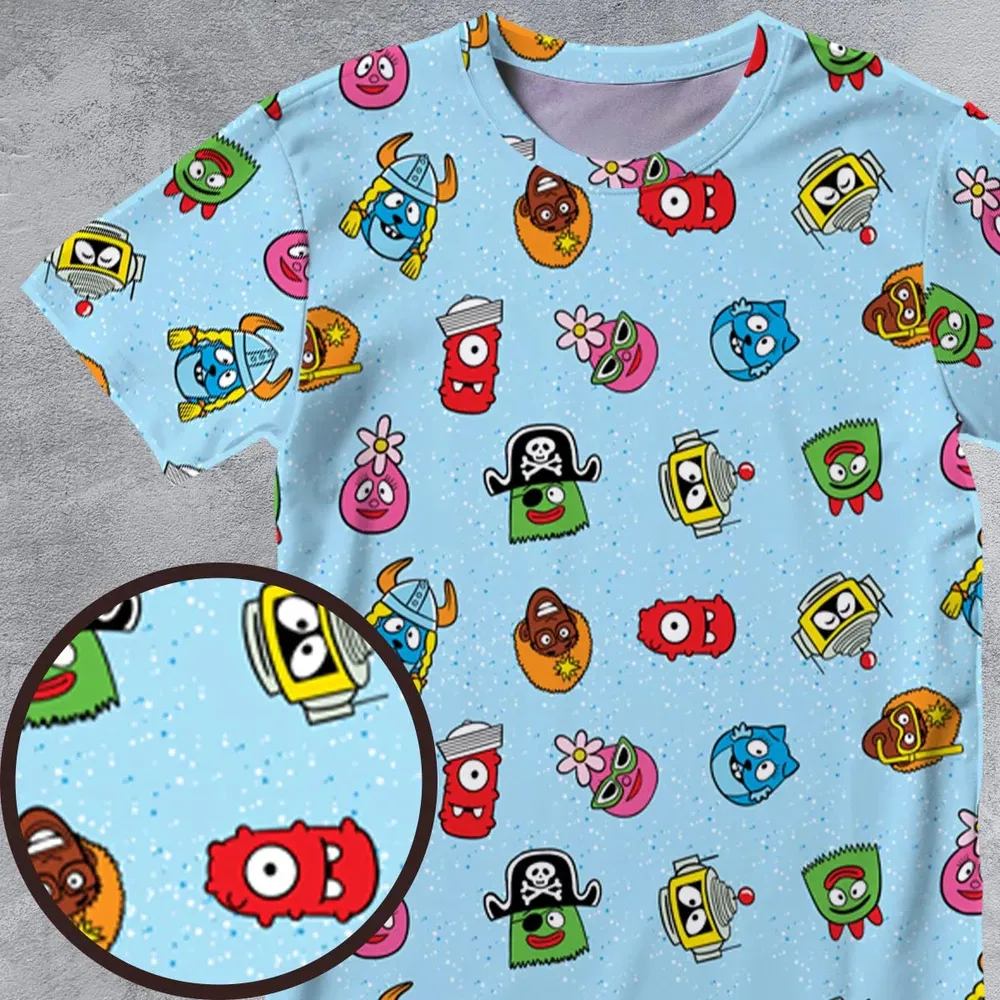 Yo Gabba Gabba Star Wars Mashup All-Over Print Unisex T-Shirt - 4