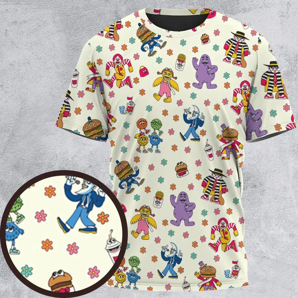 BADA BOP BA BA Mcdonaldland All-Over Print Unisex T-Shirt - 2