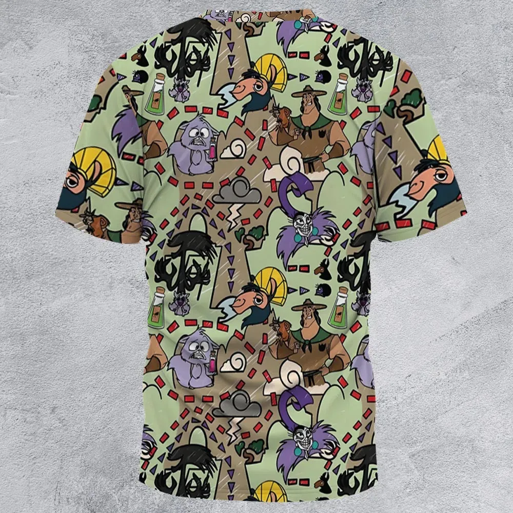 Groove Map The Emperor's New Groove All-Over Print Unisex T-Shirt - 2