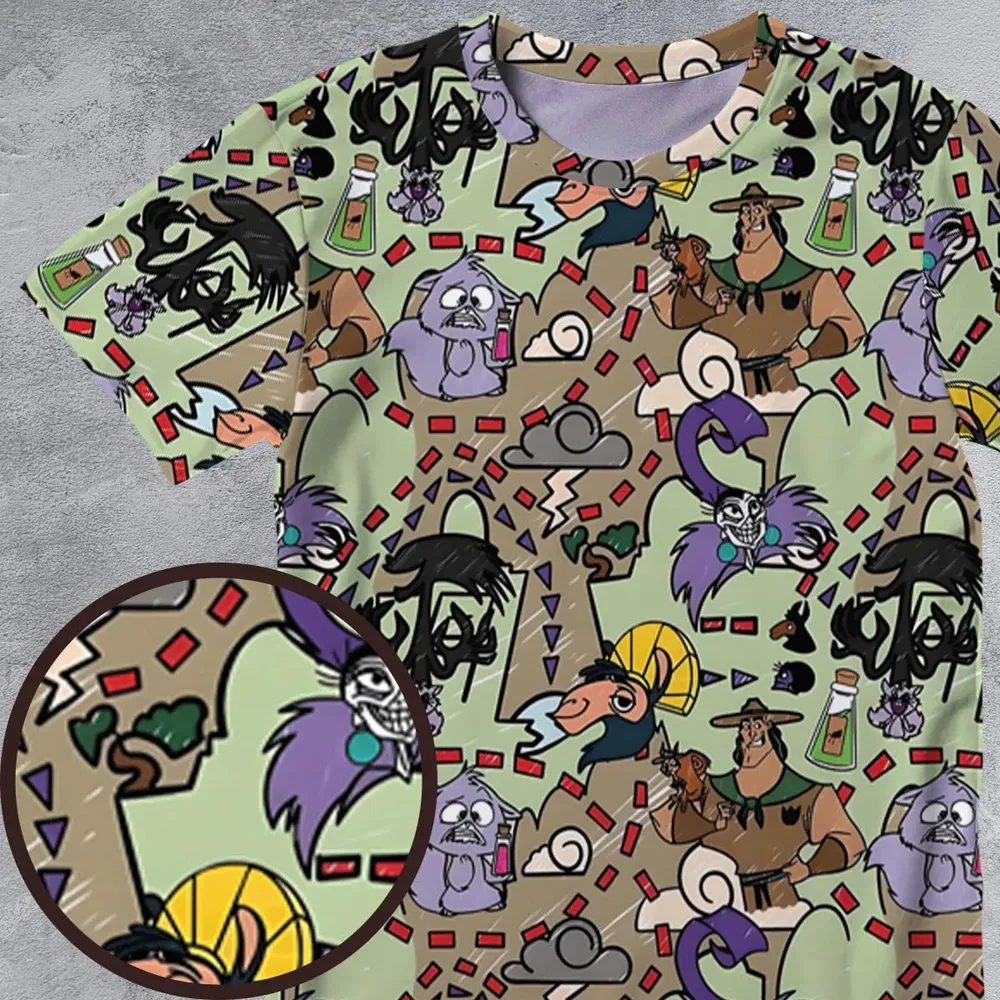 Groove Map The Emperor's New Groove All-Over Print Unisex T-Shirt - 4