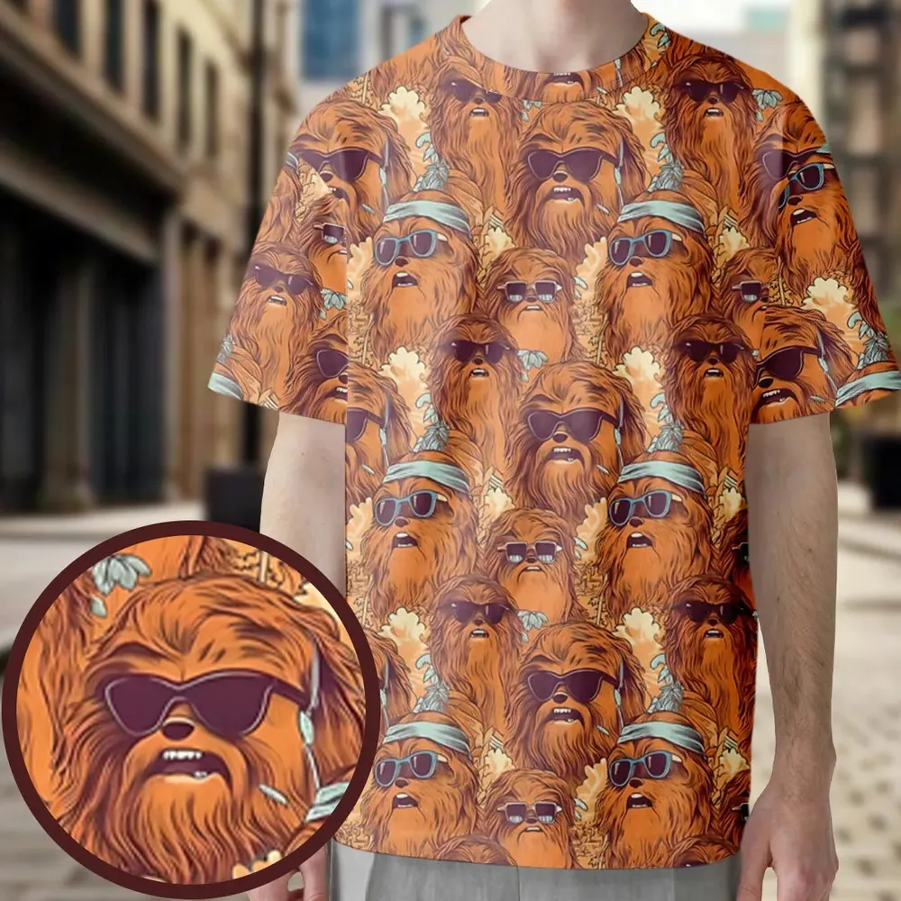 Retro Chewy Summer Vibes All-Over Print Unisex T-Shirt - 4