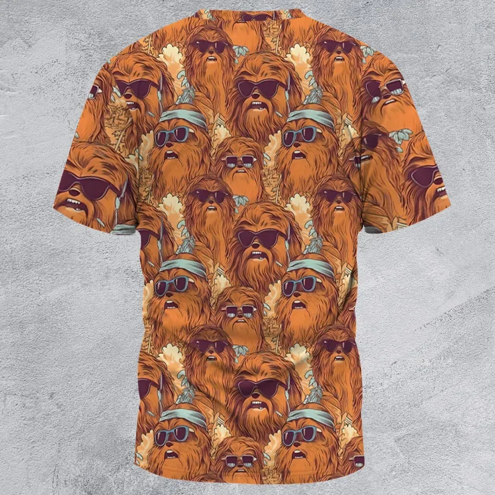 Retro Chewy Summer Vibes All-Over Print Unisex T-Shirt - 3