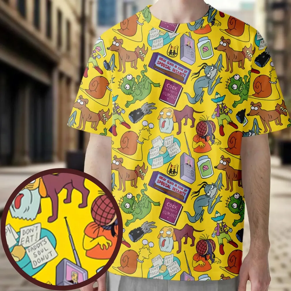 Treehouse of Horror The Simpson All-Over Print Unisex T-Shirt - 4