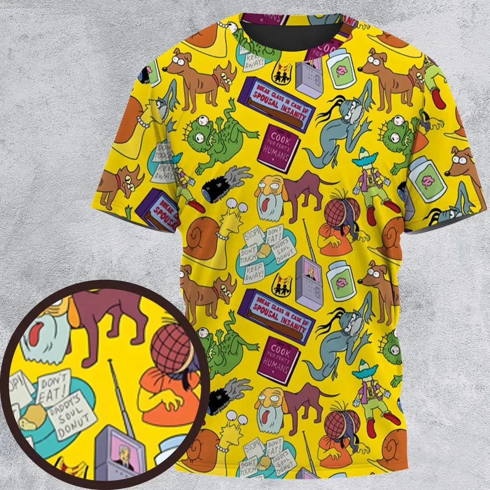 Treehouse of Horror The Simpson All-Over Print Unisex T-Shirt - 2