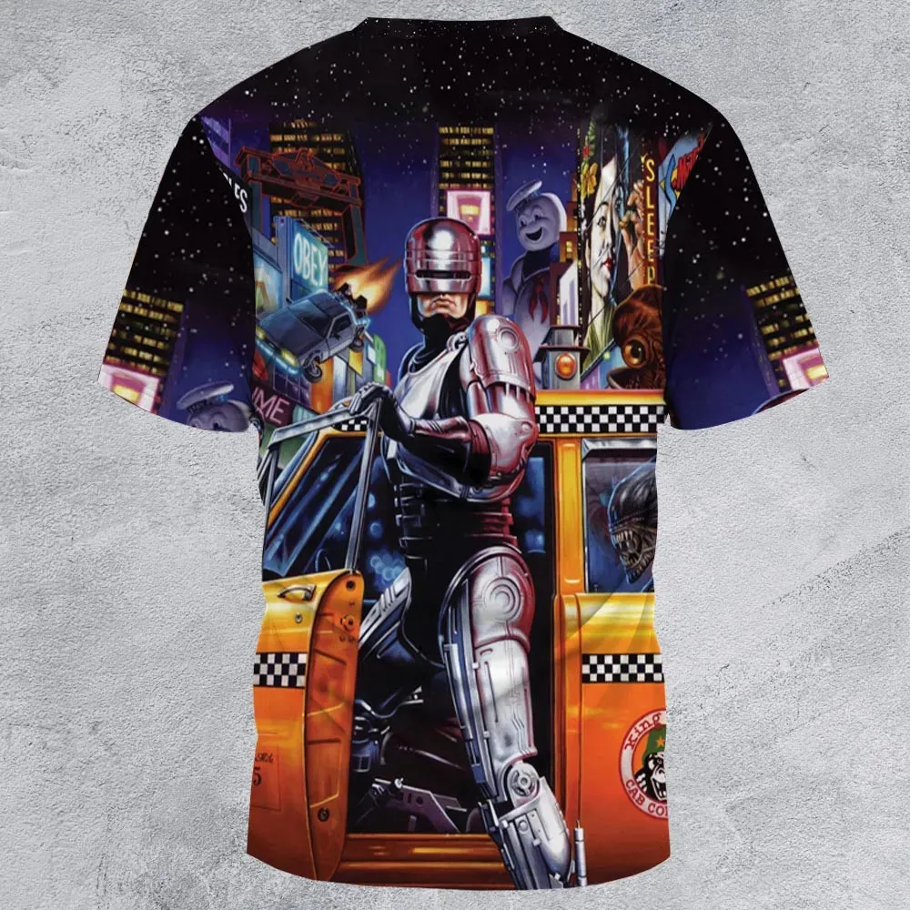 Movies Mashup All-Over Print Unisex T-Shirt - 3