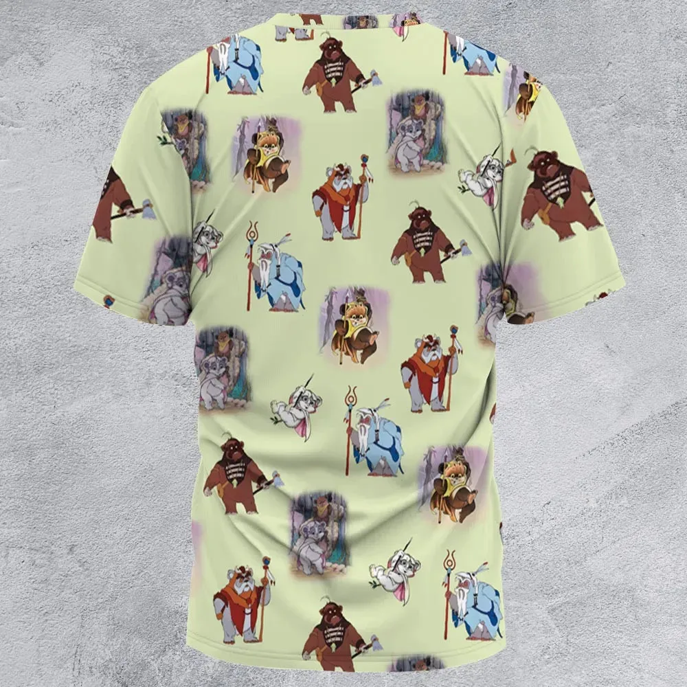 Ewoks Characters Star Wars All-Over Print Unisex T-Shirt - 2