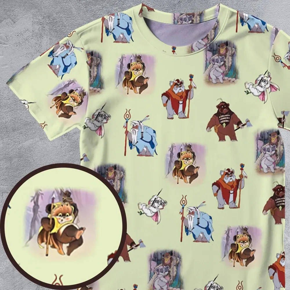Ewoks Characters Star Wars All-Over Print Unisex T-Shirt - 4