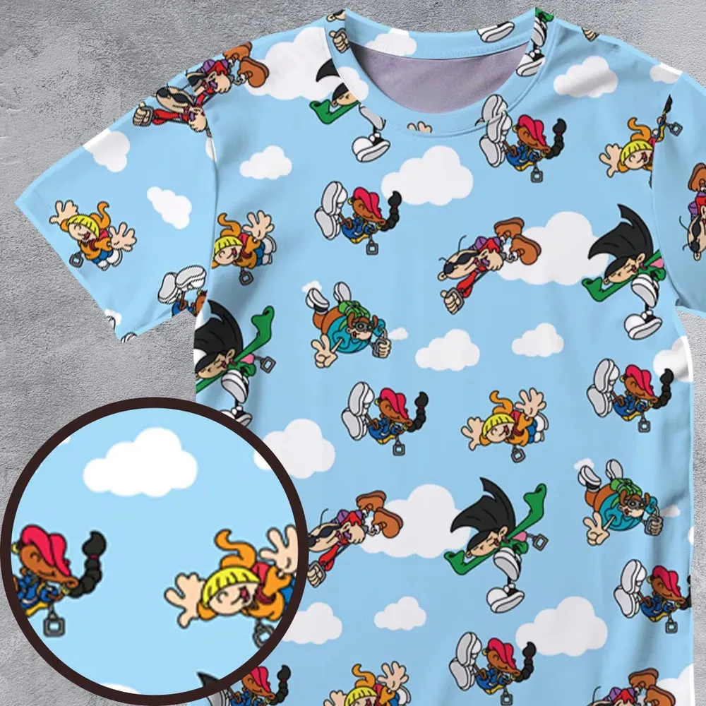 Codename Kid Next Door Characters All-Over Print Unisex T-Shirt - 4