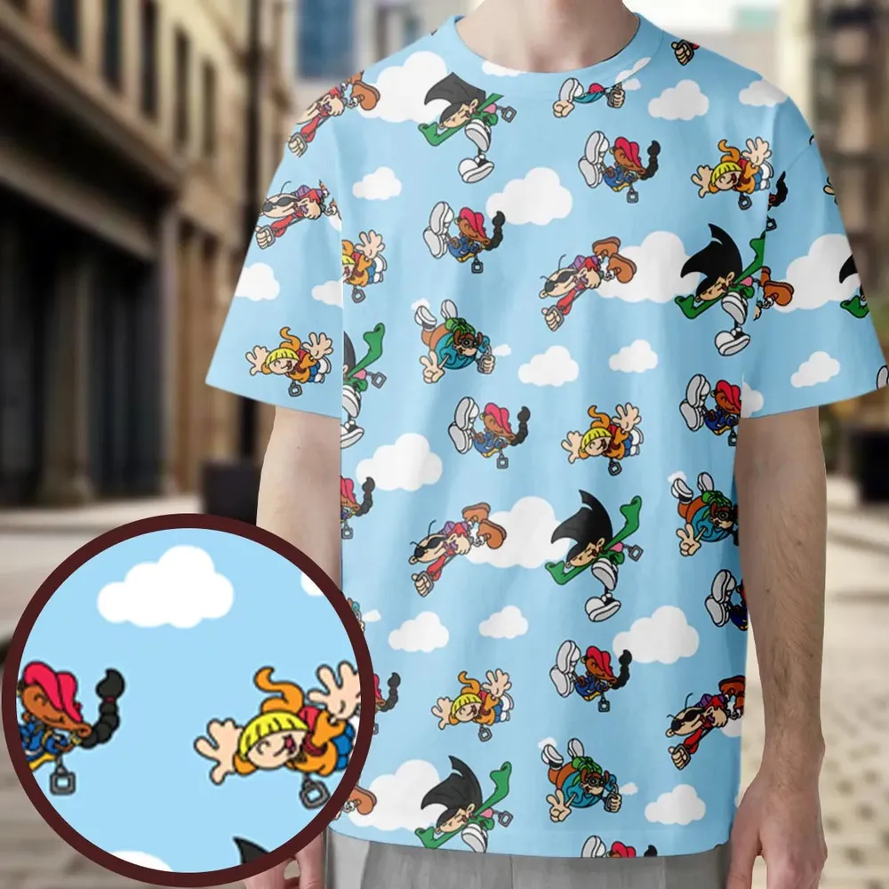 Codename Kid Next Door Characters All-Over Print Unisex T-Shirt - 3