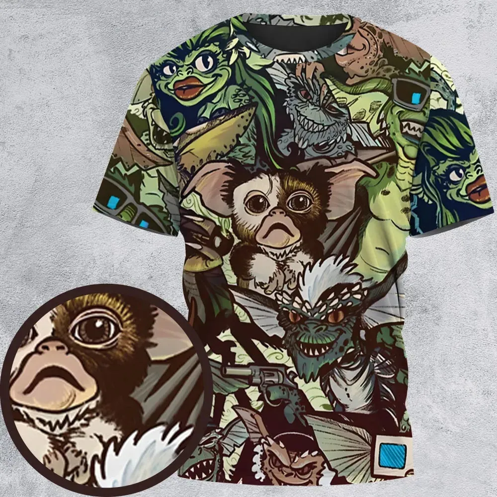 Tropical Gremlins All-Over Print Unisex T-Shirt - 2