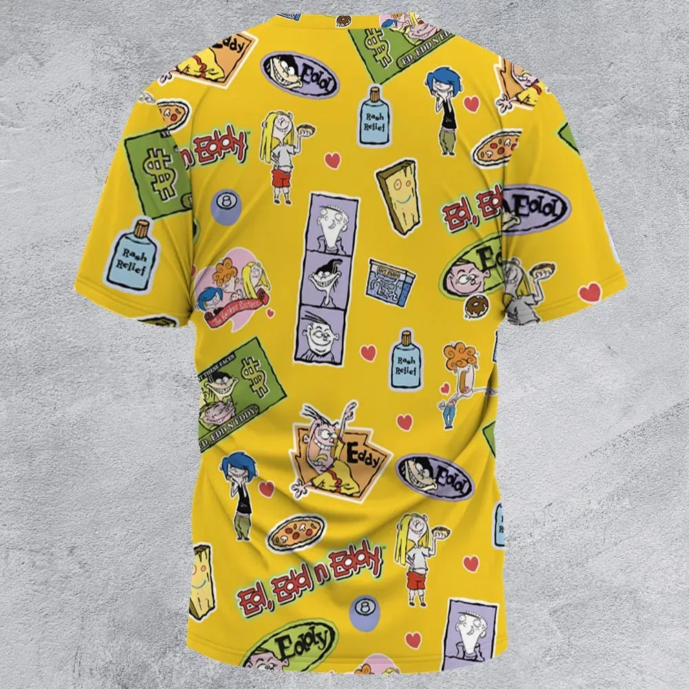 Ed Edd n Eddy n The Kanker Sisters All-Over Print Unisex T-Shirt - 3