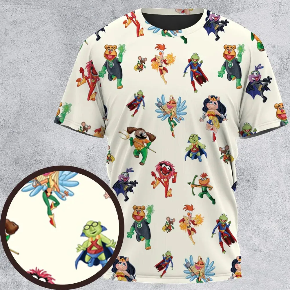Super Muppet The Muppet Show and DC Universe All-Over Print Unisex T-Shirt - 2