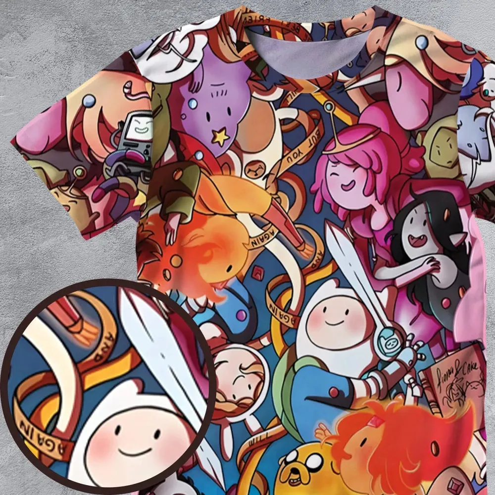 Land of Ooo Adventure Time All-Over Print Unisex T-Shirt - 4