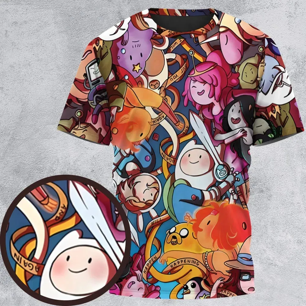Land of Ooo Adventure Time All-Over Print Unisex T-Shirt - 2