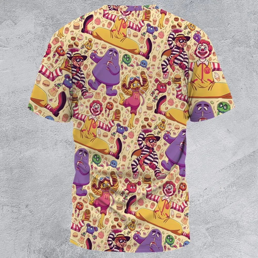 The McDonald's Gang All-Over Print Unisex T-Shirt - 3