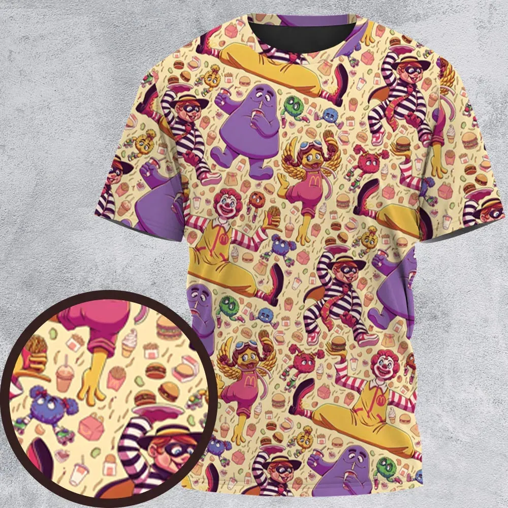 The McDonald's Gang All-Over Print Unisex T-Shirt - 2