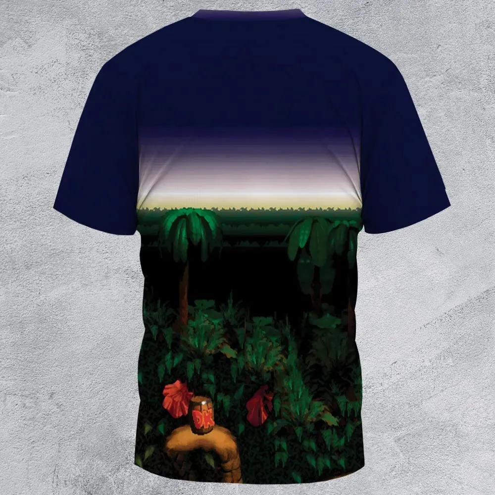 Barrel Cannon DonKey Kong All-Over Print Unisex T-Shirt - 2