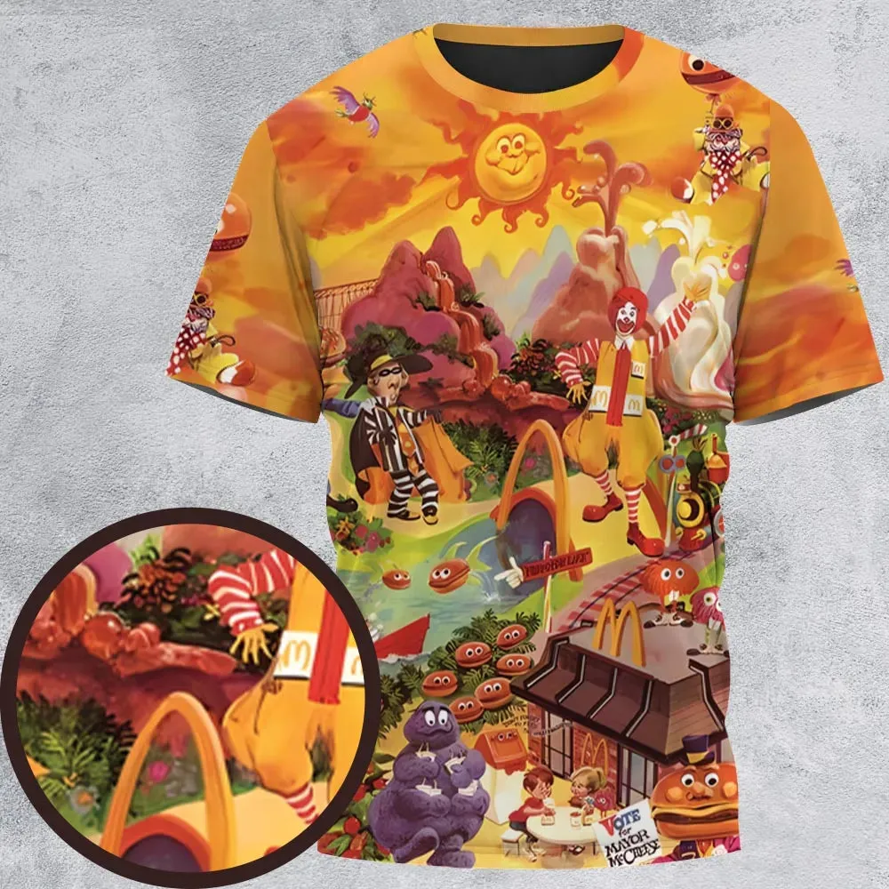 Wonder Foodland The Siege Of Mcdonaldland All-Over Print Unisex T-Shirt - 2