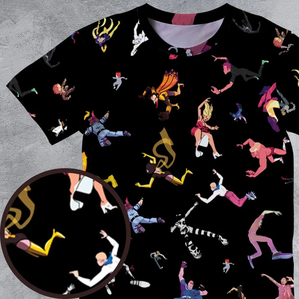 Venture Bros Falling All-Over Print Unisex T-Shirt - 4