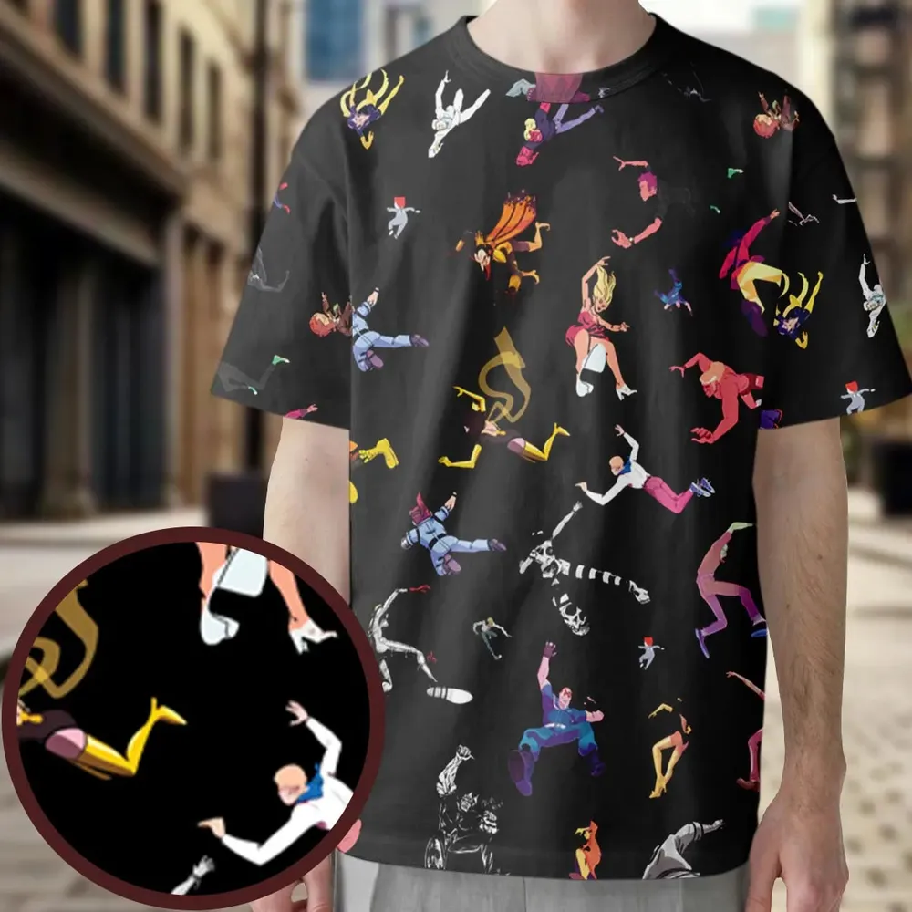 Venture Bros Falling All-Over Print Unisex T-Shirt - 3