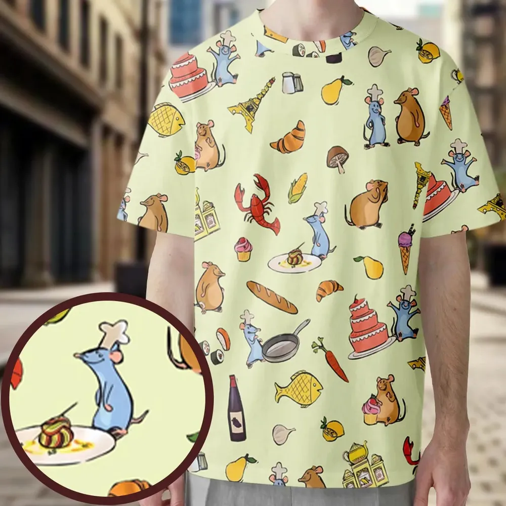 Chef Life Ratatouille All-Over Print Unisex T-Shirt - 3