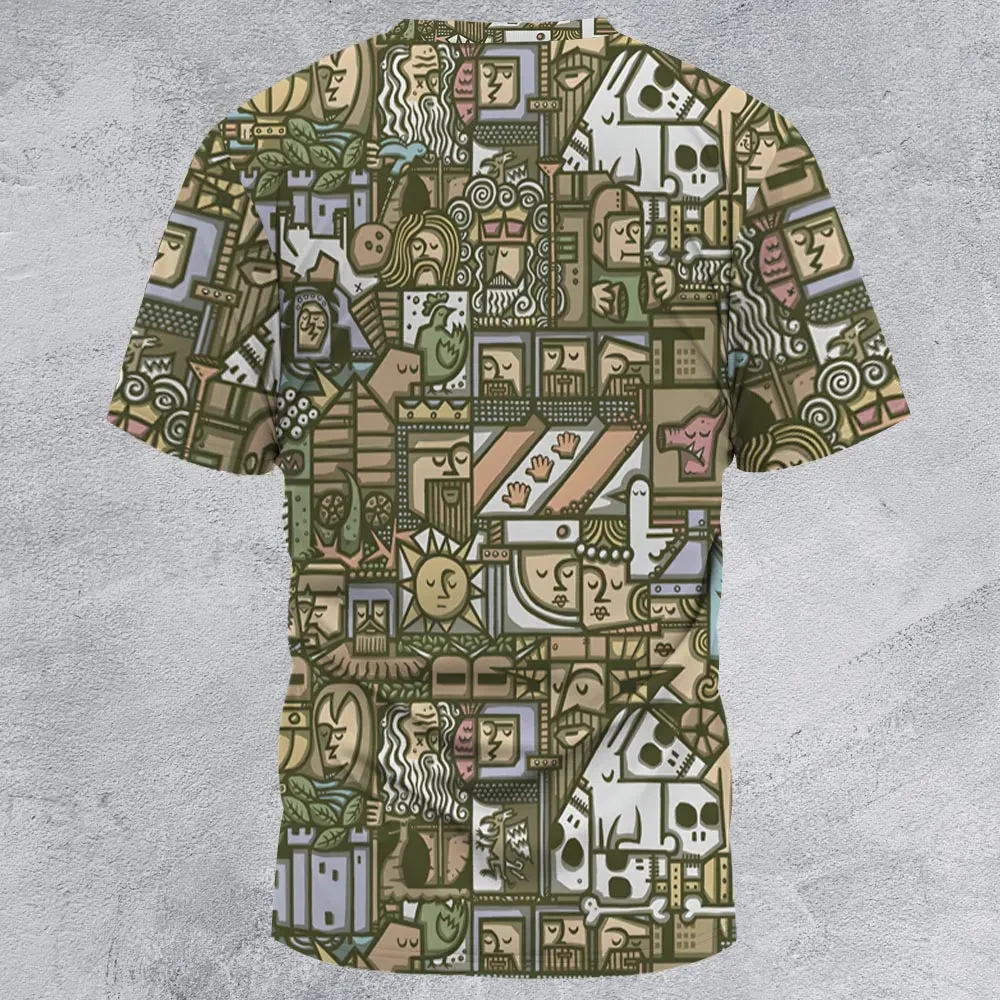 The Whole Grail Monty Python All-Over Print Unisex T-Shirt - 3