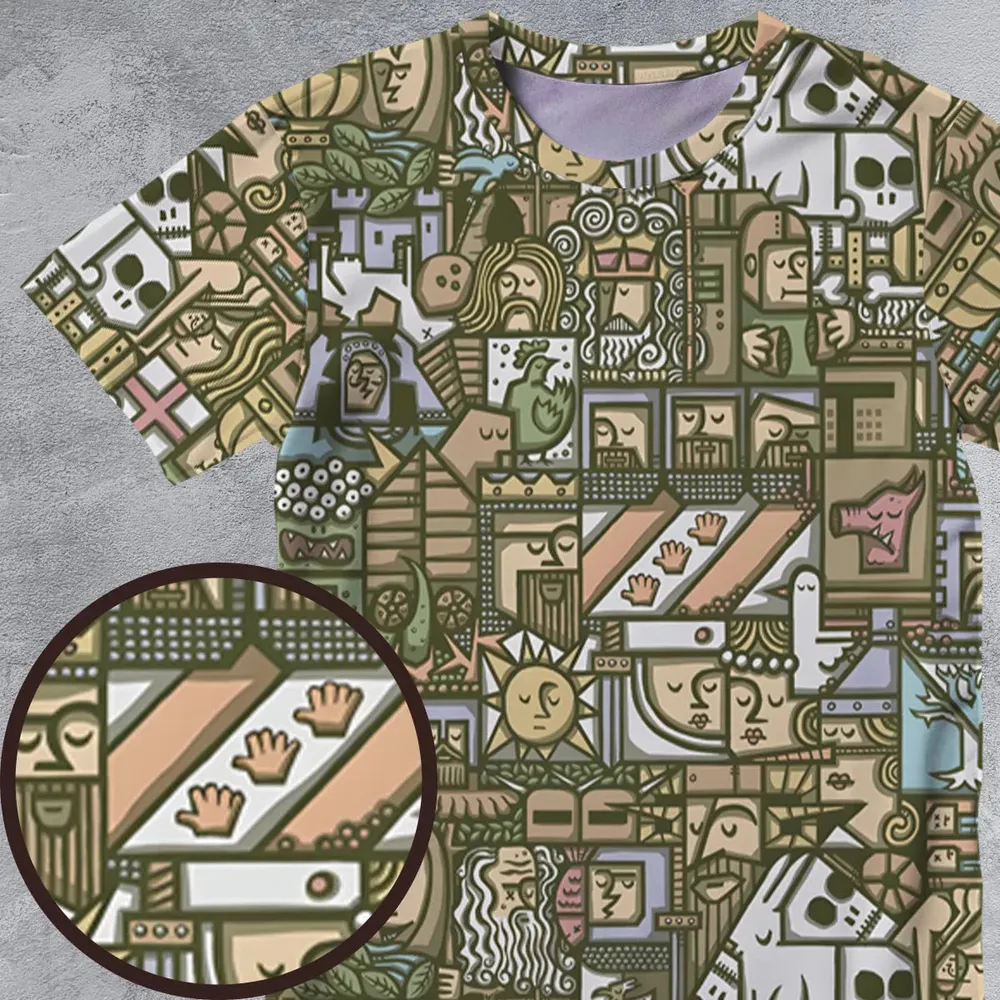 The Whole Grail Monty Python All-Over Print Unisex T-Shirt - 4
