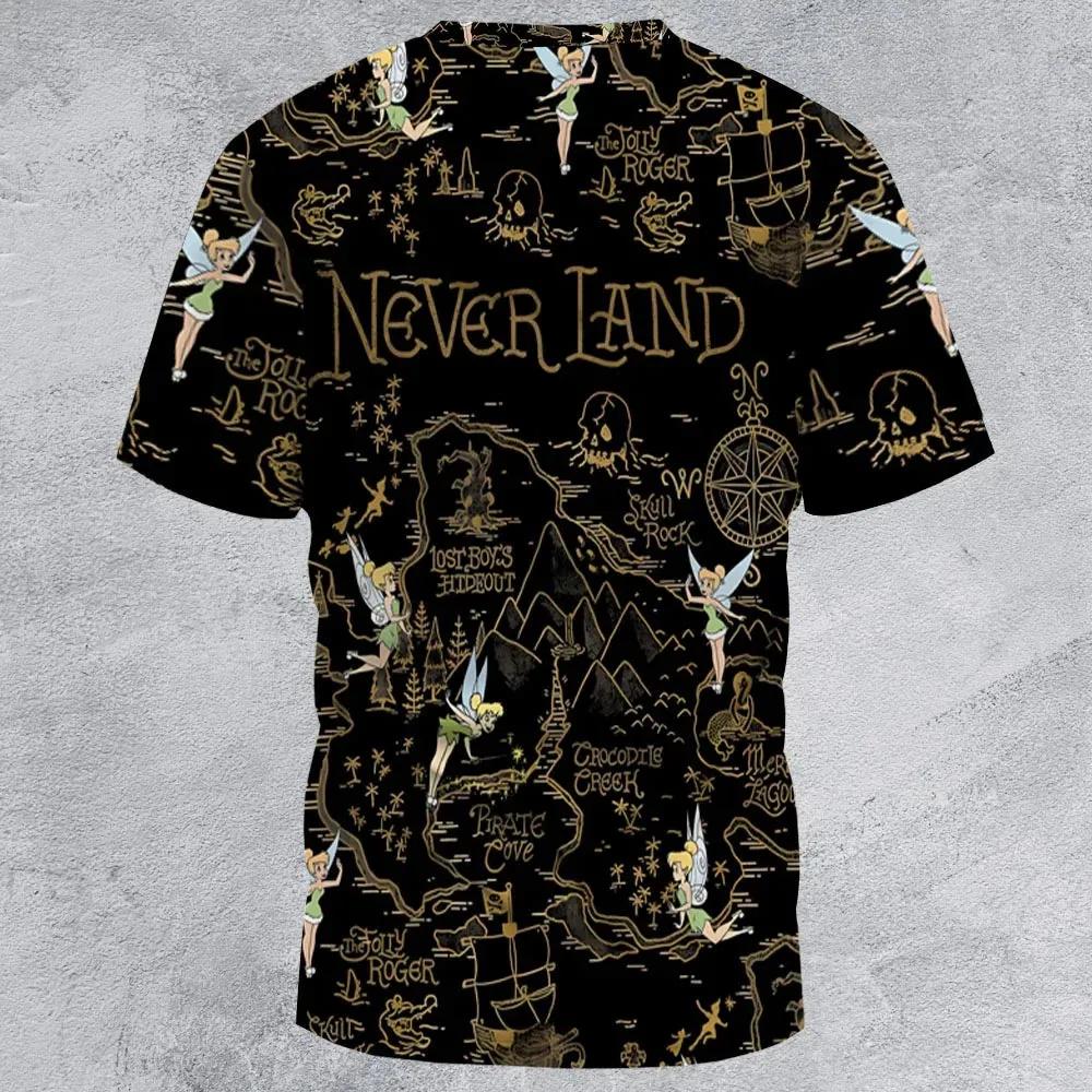 Finding Neverland Tinker Bell All-Over Print Unisex T-Shirt - 3