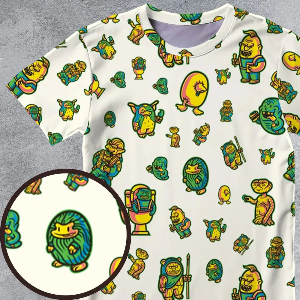 80s But Goodies All-Over Print Unisex T-Shirt - 4