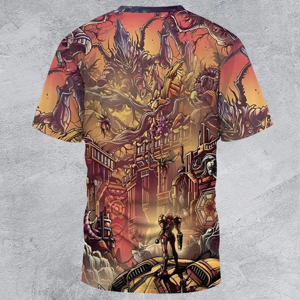Metroid Prime All-Over Print Unisex T-Shirt - 3