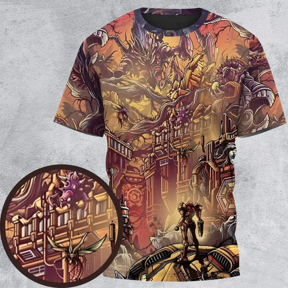 Metroid Prime All-Over Print Unisex T-Shirt - 2
