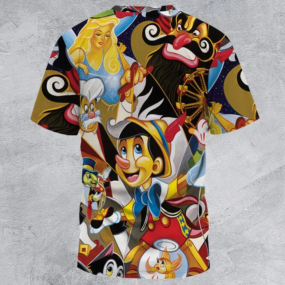 Pinocchio Seamless All-Over Print Unisex T-Shirt - 2