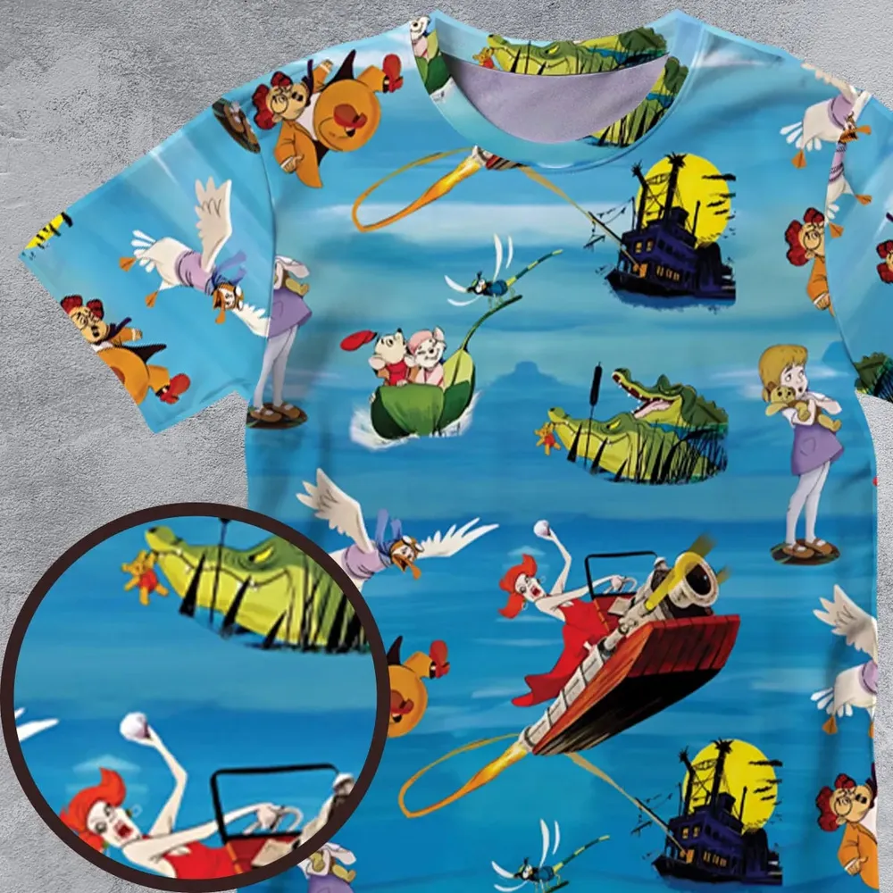 Chasing The Rescuers Characters All-Over Print Unisex T-Shirt - 4