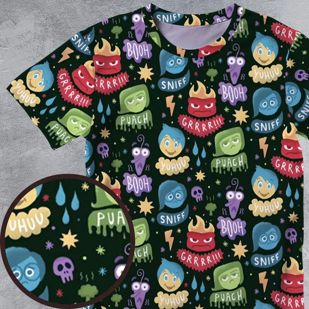 Colourful Mind Inside Out All-Over Print Unisex T-Shirt - 4