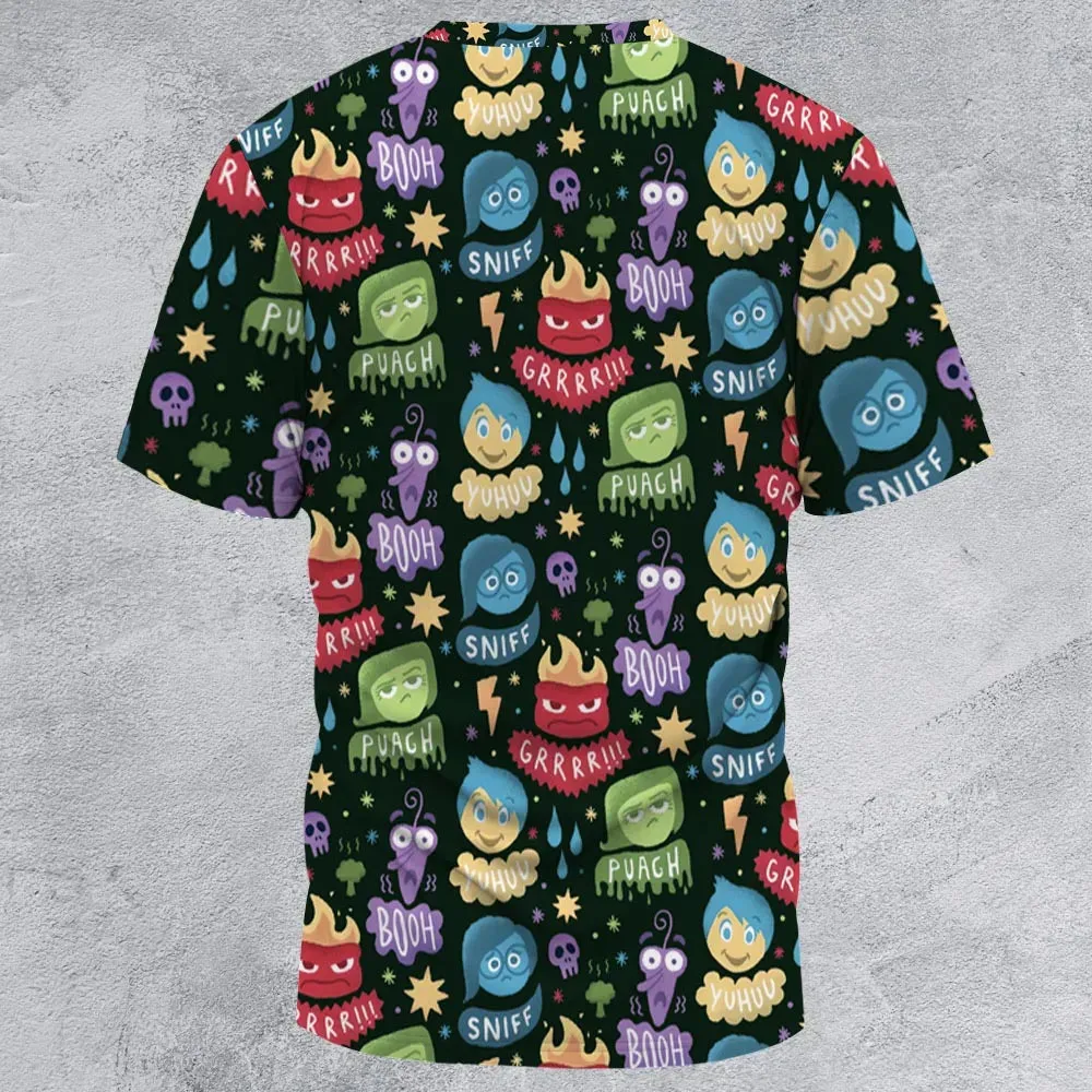 Colourful Mind Inside Out All-Over Print Unisex T-Shirt - 3