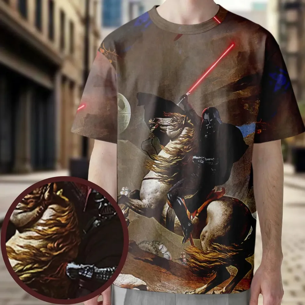Freedom Darth Vader Star Wars All-Over Print Unisex T-Shirt - 3