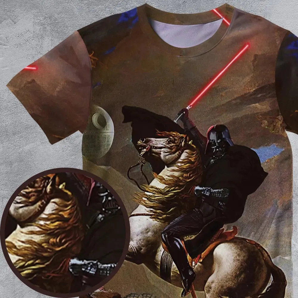 Freedom Darth Vader Star Wars All-Over Print Unisex T-Shirt - 4