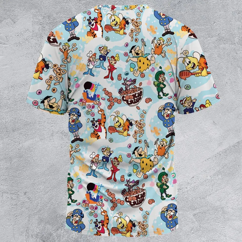 Cereal Favs Large Scale All-Over Print Unisex T-Shirt - 3