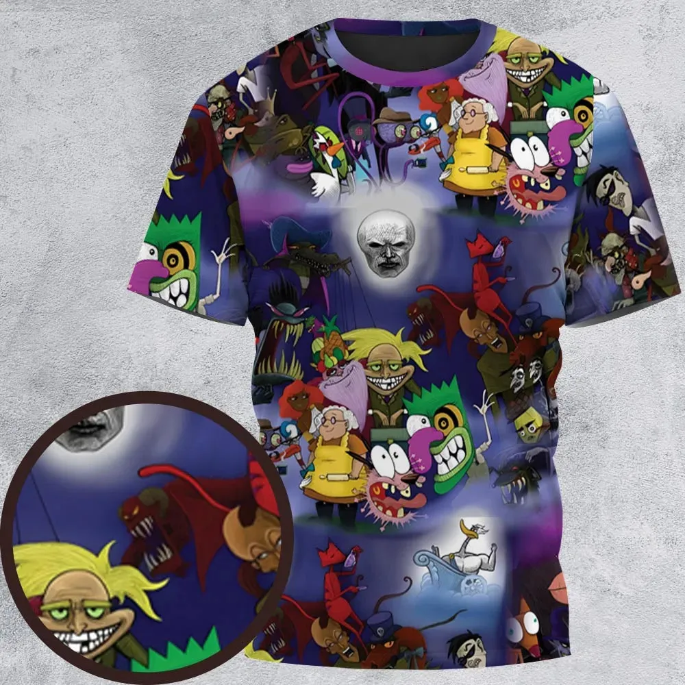 Fearless Courage the Cowardly Dog All-Over Print Unisex T-Shirt - 2