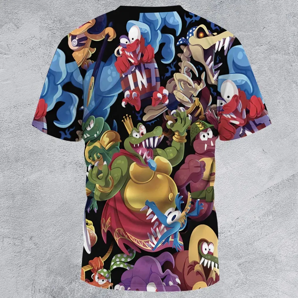 Krem Krew Donkey Kong All-Over Print Unisex T-Shirt - 2