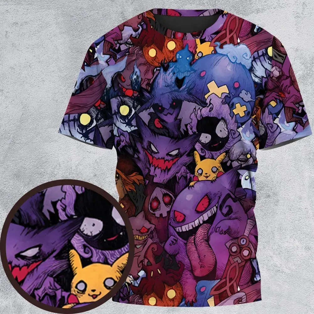 Scaries Poison Pokemon All-Over Print Unisex T-Shirt - 2